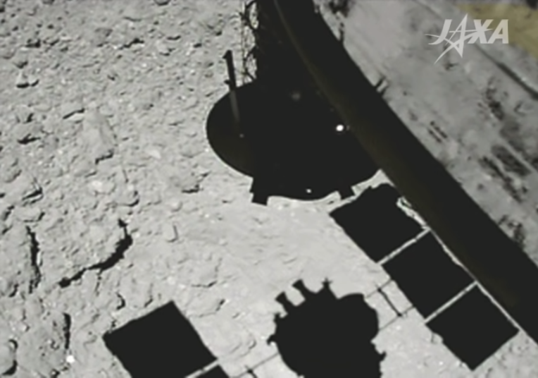 Touchdown on Asteroid Ryugu