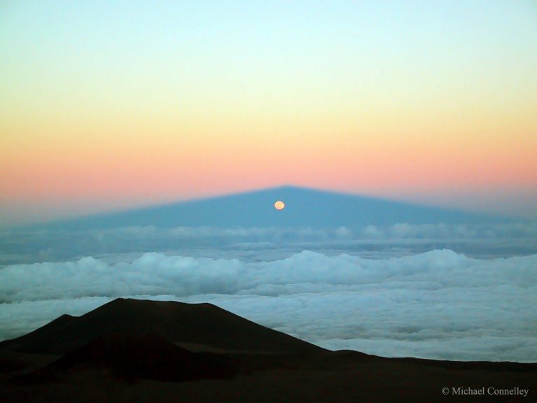 Moonrise Through Mauna Kea’s Shadow