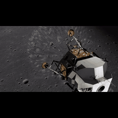 阿波罗11号：降落在月球上