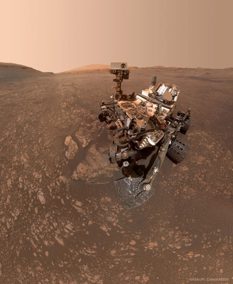 好奇号探测车在火星上发现粘土块