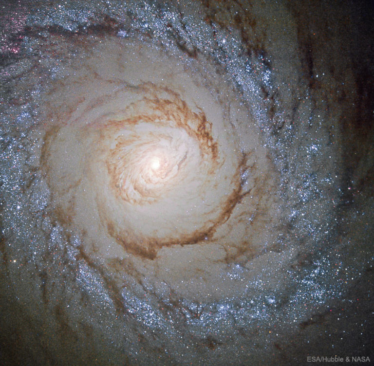 哈伯望远镜拍摄的星暴星系M94