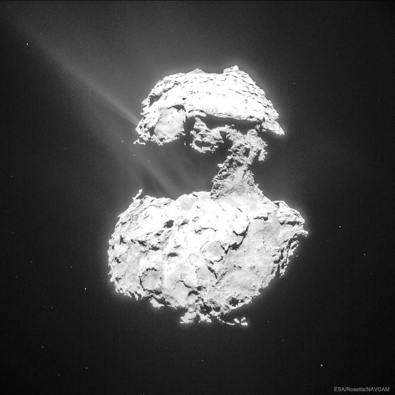 蒸发中的丘泽彗星