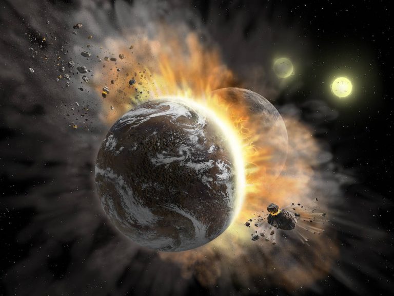 当行星碰撞时会发生什么