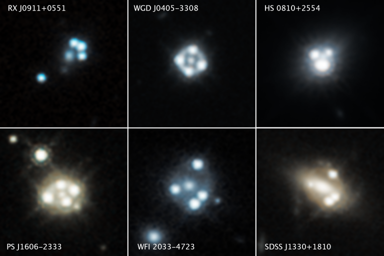 哈勃太空望远镜探测到已知的最小的暗物质团块