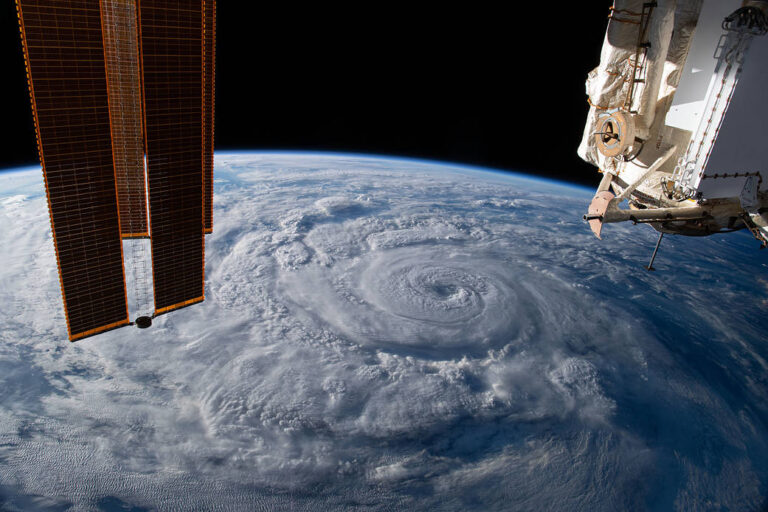 空间站宇航员发现了吉纳维芙飓风
