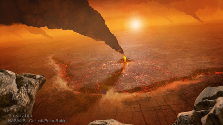 想像的金星火山