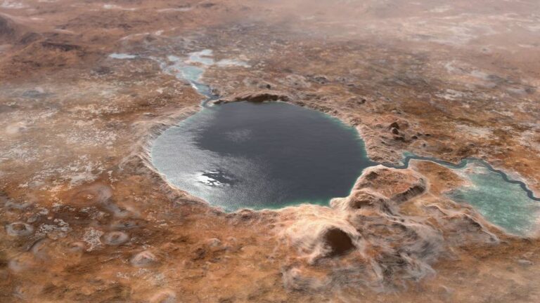 杰泽罗火山口是火星远古时代的一个湖泊