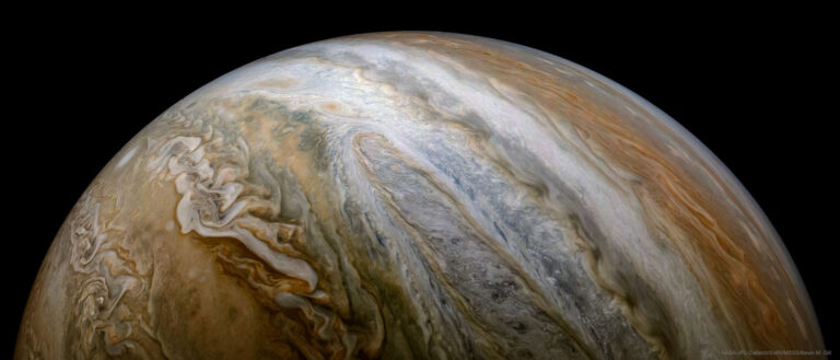 朱诺号的木星景观