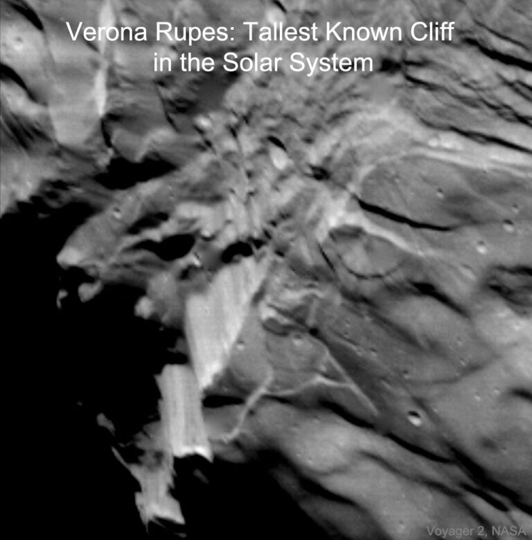 维罗纳峭壁: 太阳系现知最高耸的悬崖