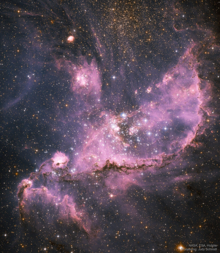 NGC 346：小麦哲伦星系内的恒星形成区