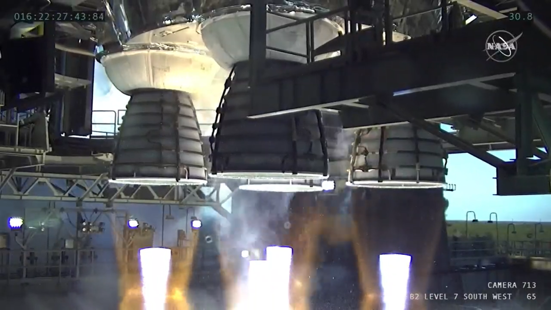 太空发射系统火箭点火测试失败，引擎提前熄火原因仍在排查