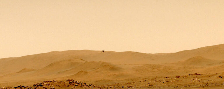 机智号火星直升机完成了首次单程旅行