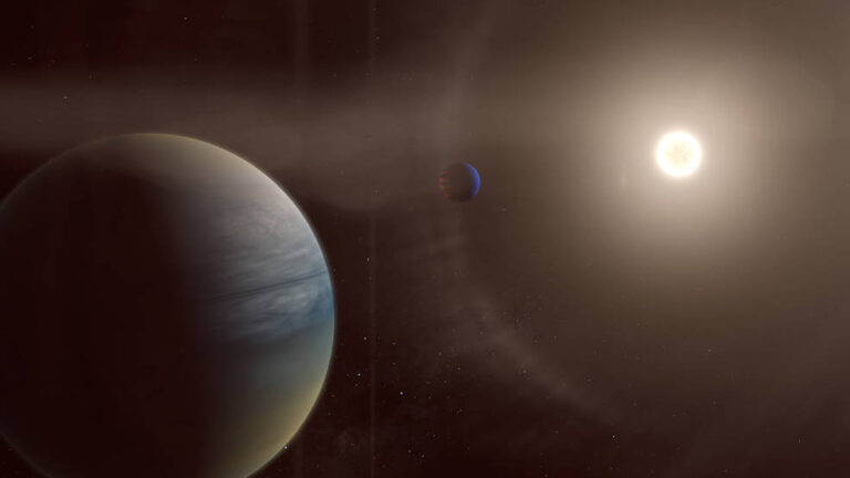 公民科学家在一颗类似太阳的恒星周围发现两颗气态行星
