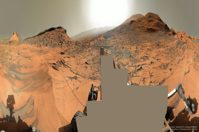 好奇号的火星360度全景