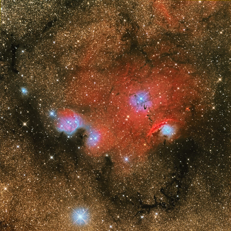 NGC 6559： 礁湖星云东侧的天体