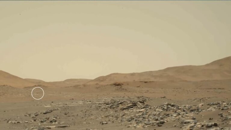 毅力号拍摄到火星直升机具有挑战性的飞行