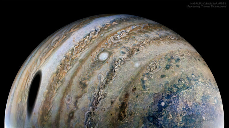 木星上的卫星影子