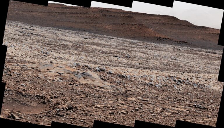 火星的鳄背岩