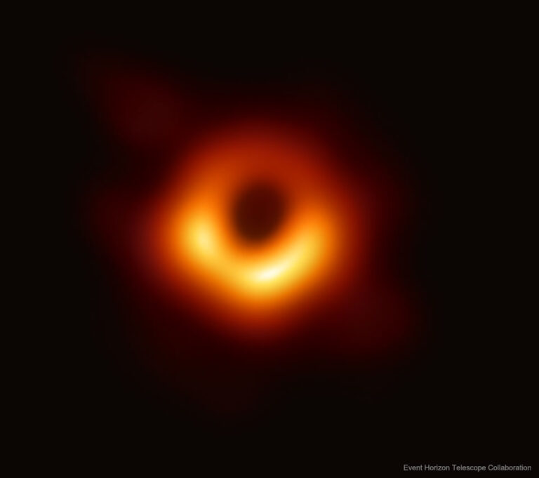 首张黑洞事件视界尺度的影像