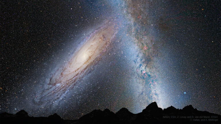 银河系的末日：将与仙女座星系互撞
