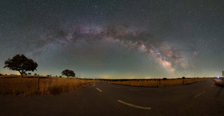 道路与银河