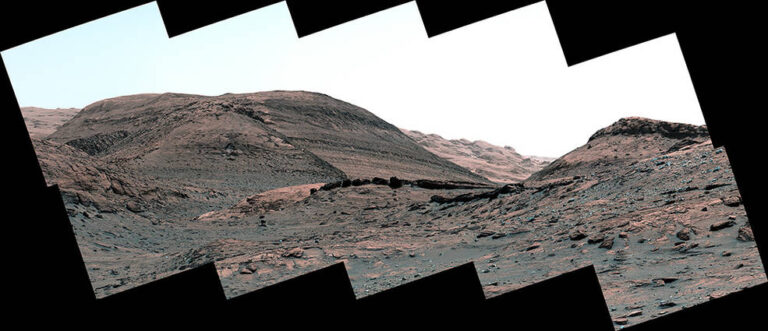 NASA的好奇号拍摄到了火星景观变化的惊人景象
